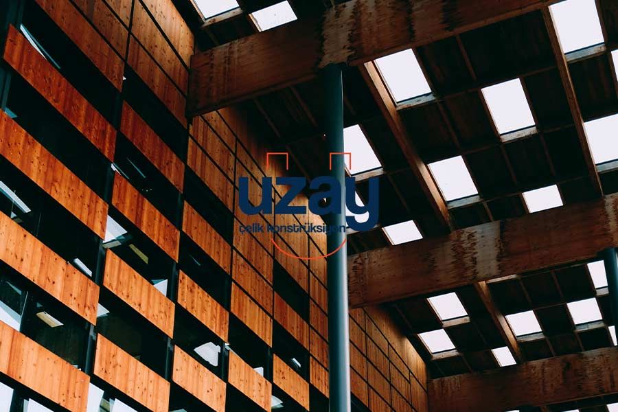 Çelik Konstrüksiyon Sundurma Uygulaması - Uzay Çelik